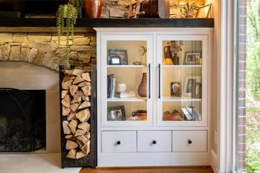 Modern Stone Family Room